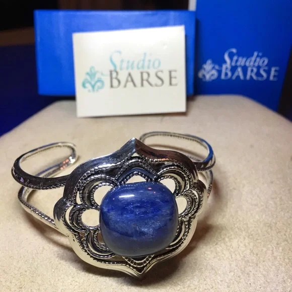 Studio Barse Sterling Silver Kyanite Cuff Bracelet - Picture 3 of 7